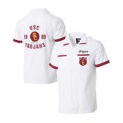 USC Trojans Men's Darius Rucker White SC Interlock Bowling Shirt